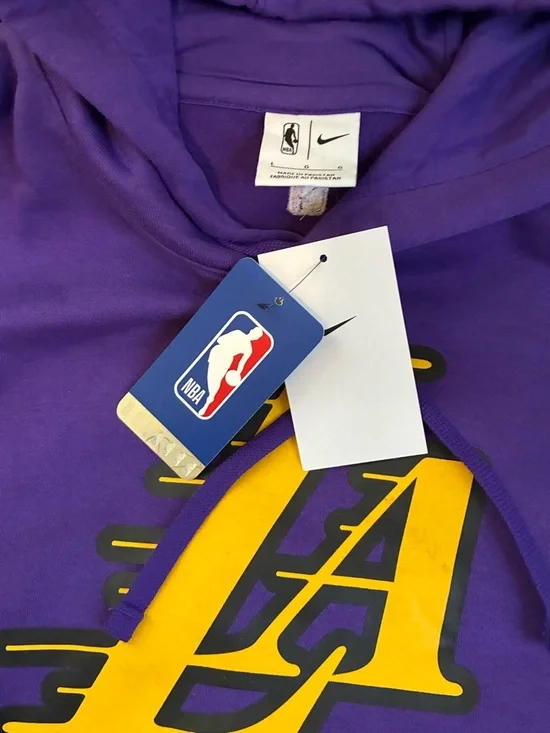 Men's Purple Pullover Hoodie - NBA Team Apparel - Picture 6 of 6